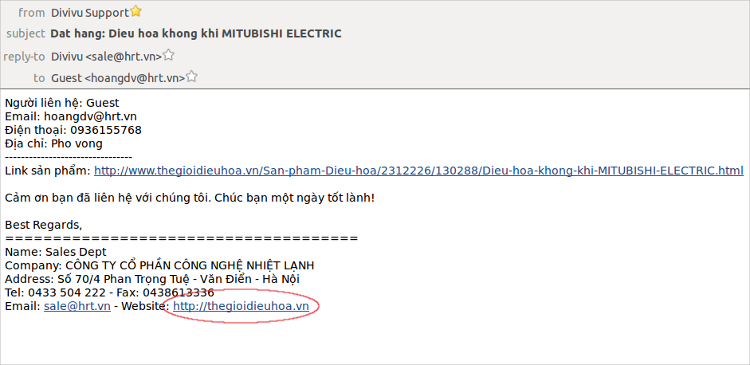 Gửi email