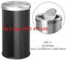 Thùng rác Inox tròn nắp lật A35-O