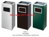 Thùng rác Inox chữ nhật A34-A (đen)   