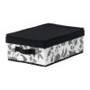 MÄLLA box - Thùng chứa đồ có nắp đậy - Bọc vài hoa