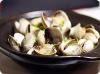 Sò huyết hấp rượu Sake
