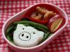 Bento: Tôm rán giòn và đậu que xào gừng