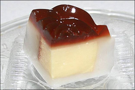 Rau câu nhân flan
