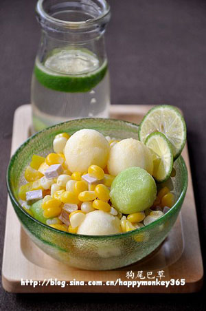 Mùa thu ăn salad trái cây